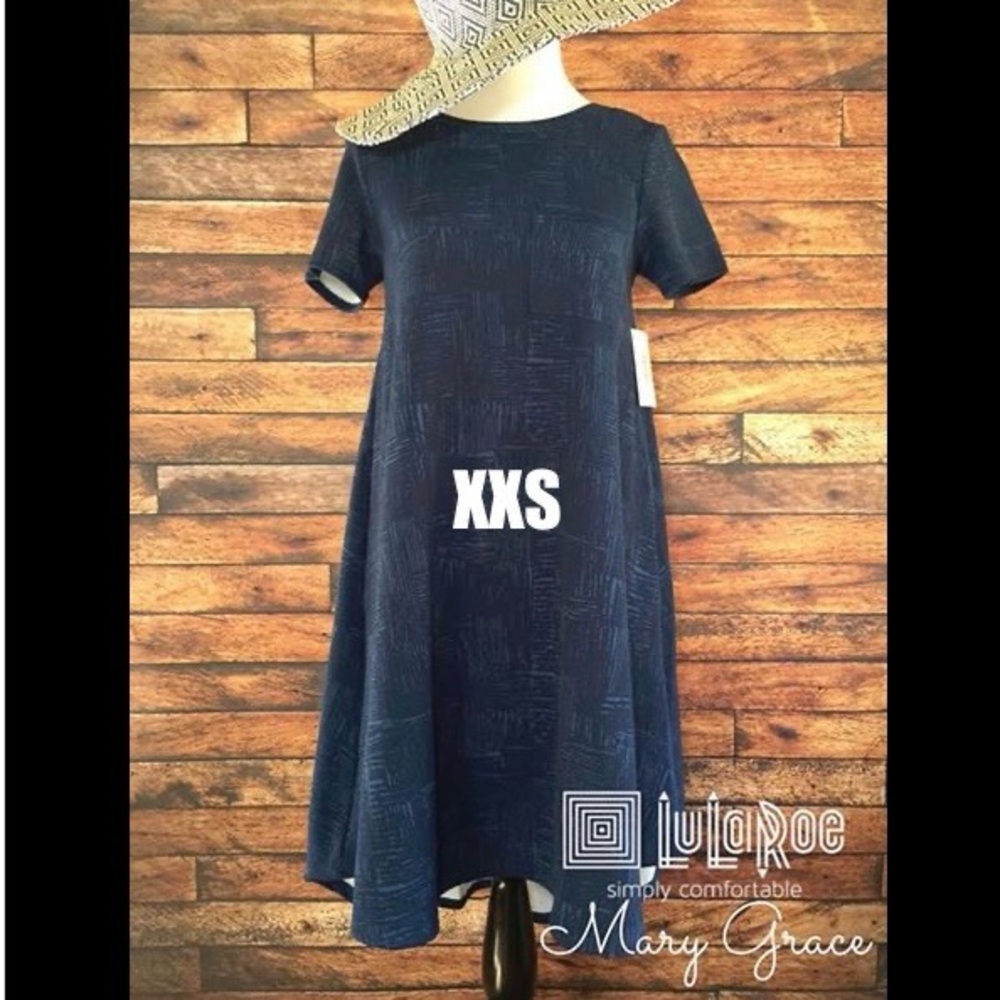 NWOT Blue Carly Dress, size XXS